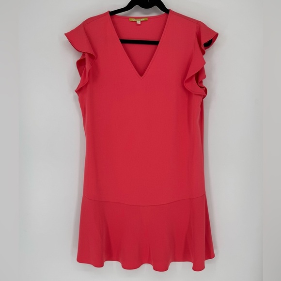 Gianni Bini Dresses & Skirts - Gianni Bini Women's Vibrant Pink Ruffle Dress